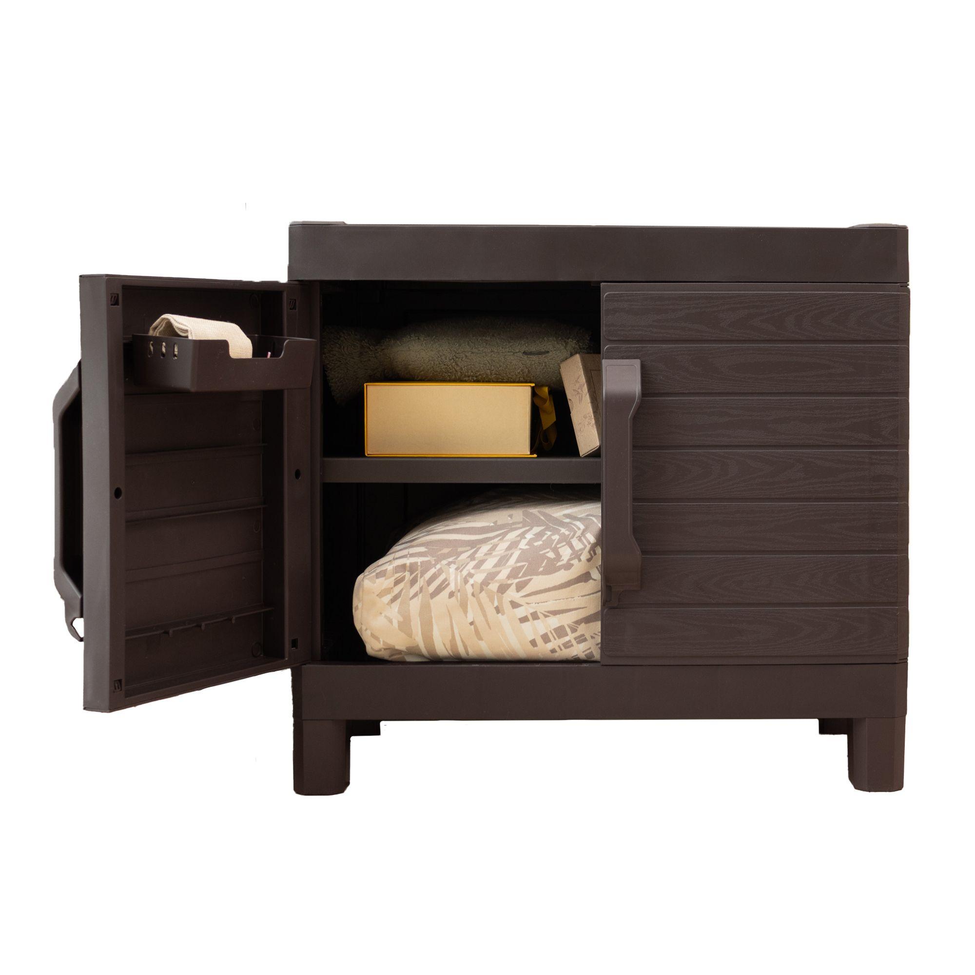 Armario dos puertas tipo madera tamaño small MQ QRubber-5
