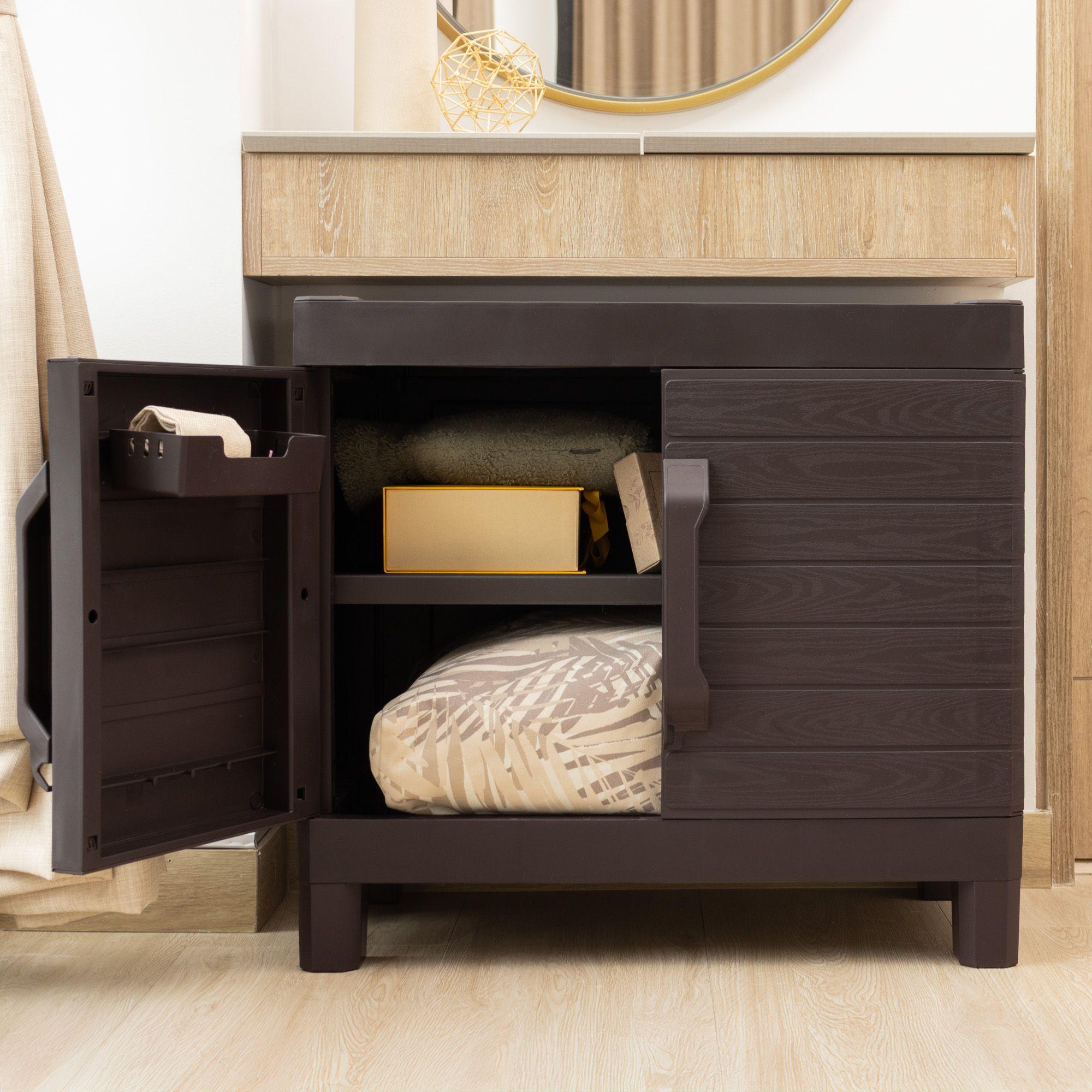 Armario dos puertas tipo madera tamaño small MQ QRubber-6