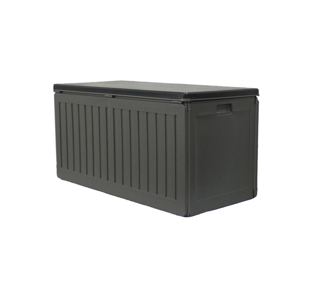Bodega Jardín Tipo Baúl Negro 270 litros QRubber-3