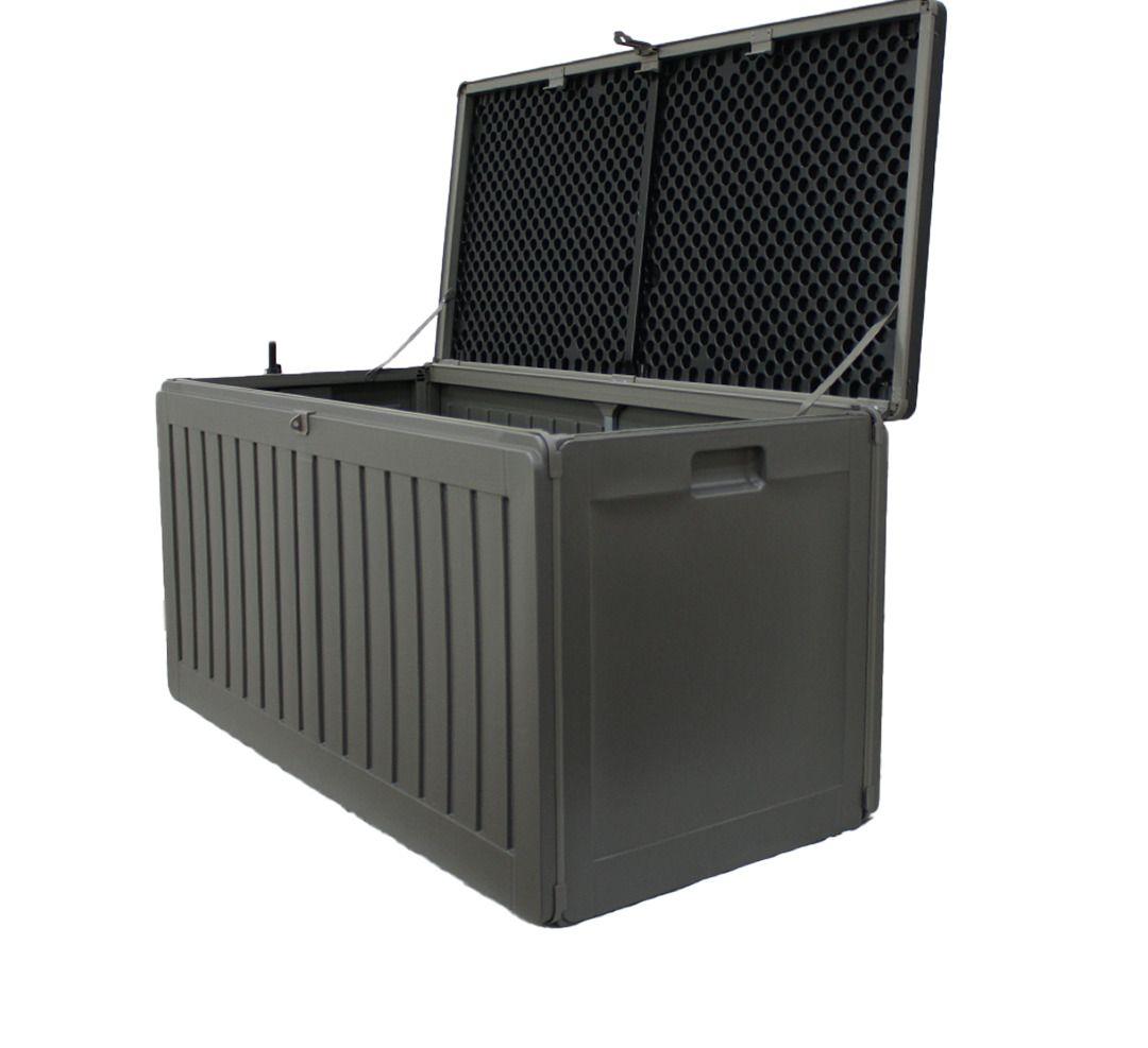 Bodega Jardín Tipo Baúl Negro 270 litros QRubber-4