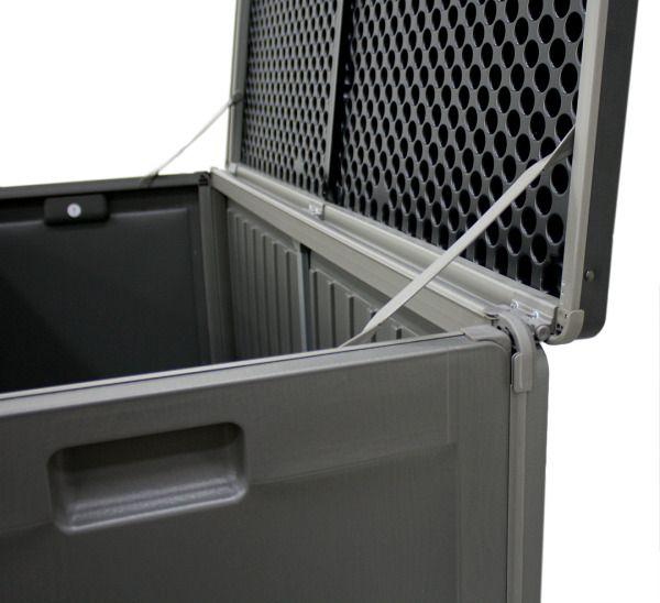 Bodega Jardín Tipo Baúl Negro 270 litros QRubber-7