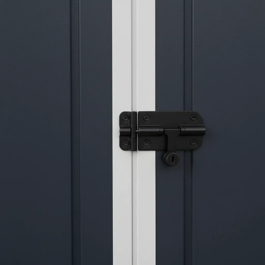 Bodega jardín 1,79 m² 199x90x149cm dos puertas QRubber-3