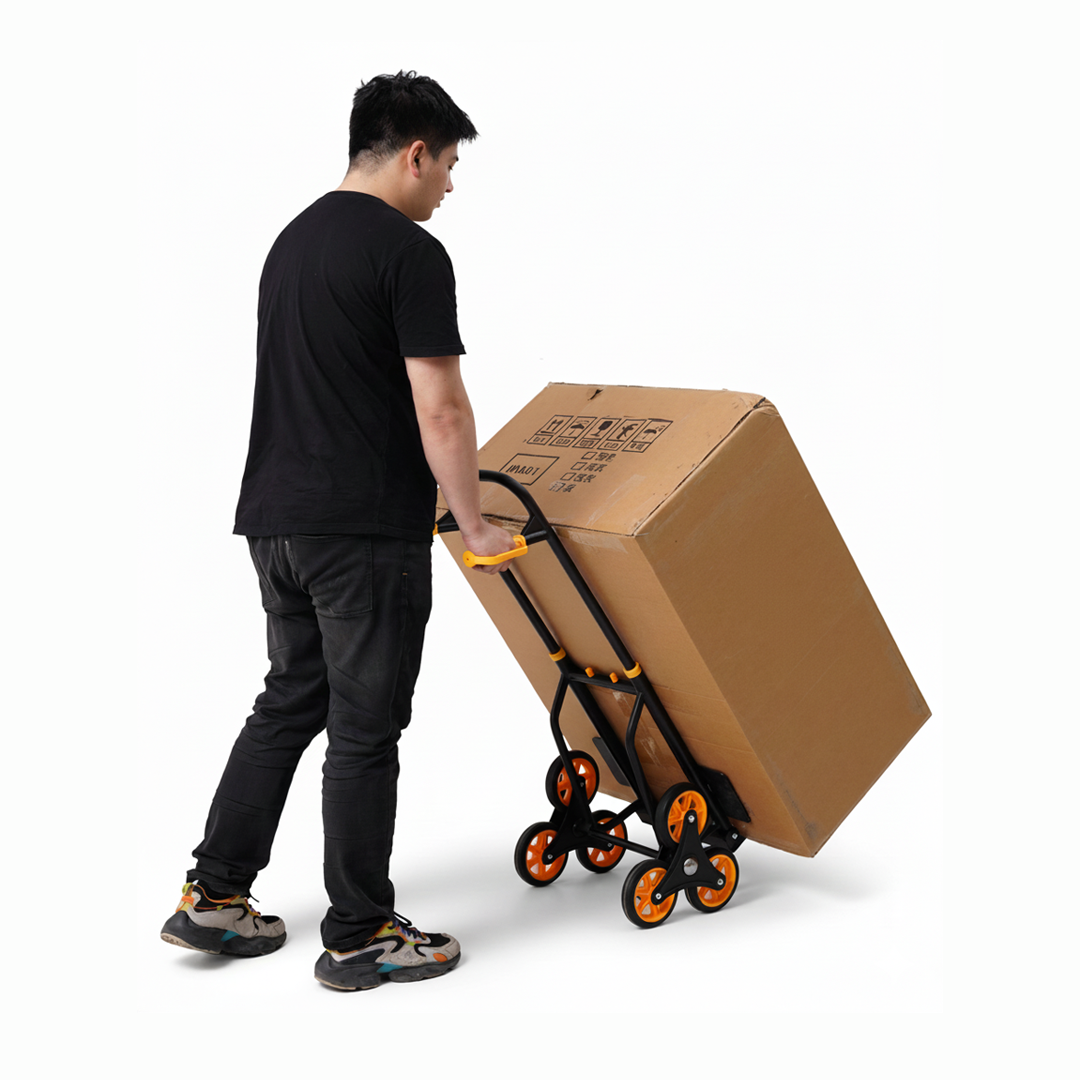 Carro carga tipo yegua para escaleras Cap 150 kg QRubber-5