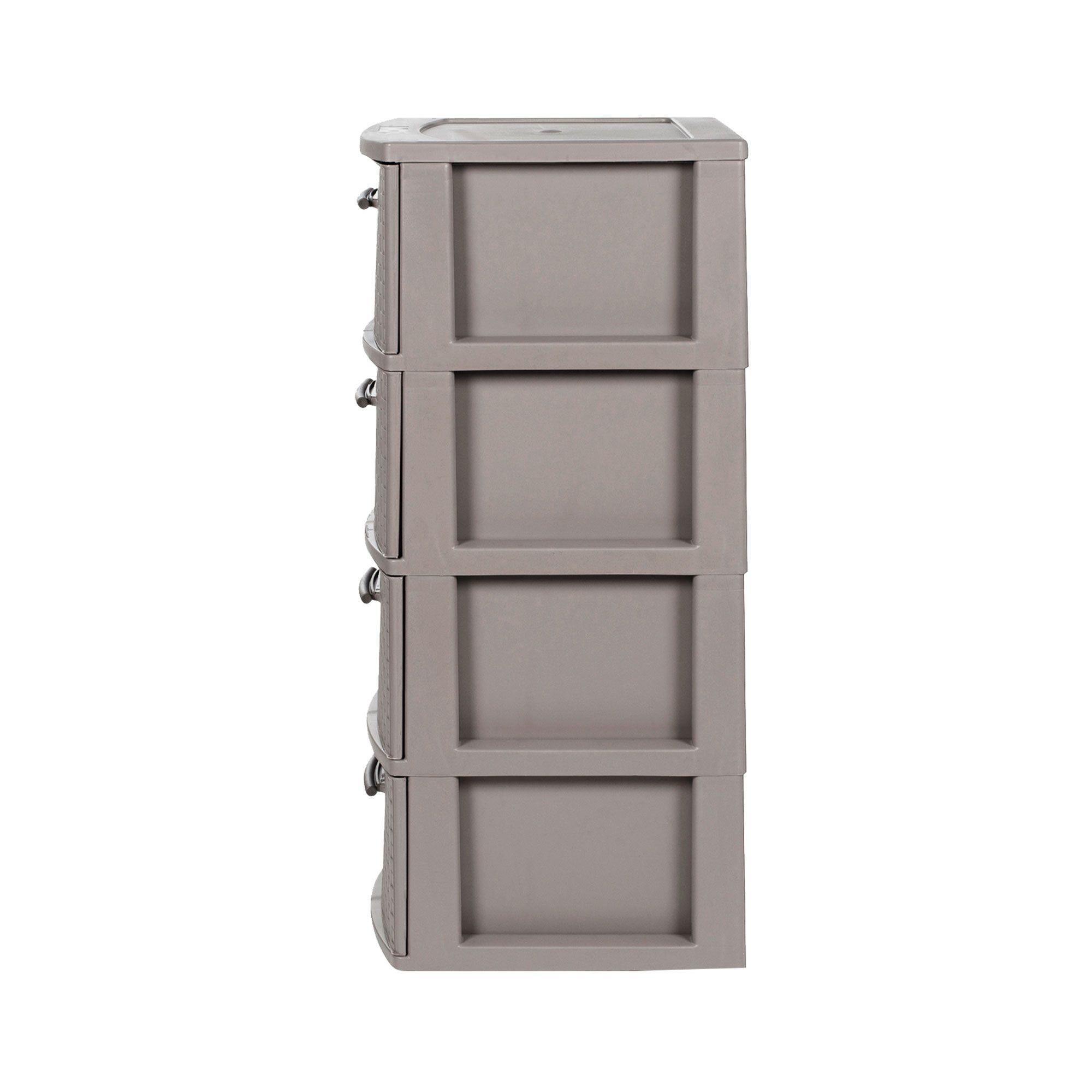Cajonero 4 Niveles Infinity Rattán Taupé MQ QRubber-3