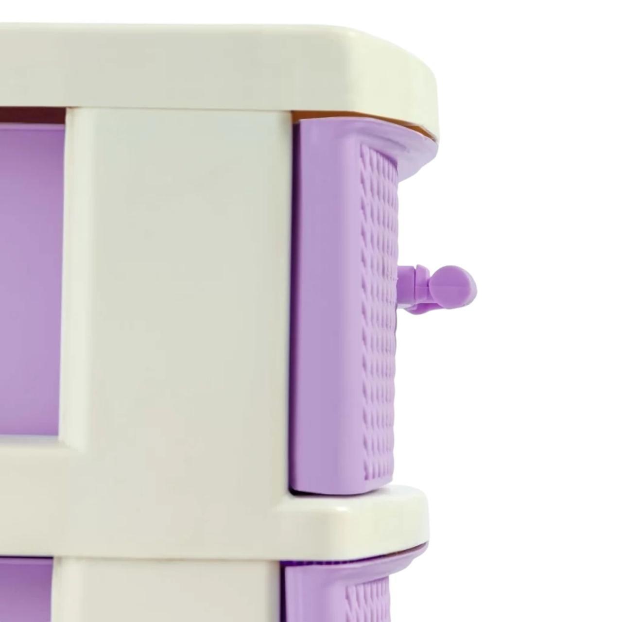 Cajonero 7 Niveles Candy Multicolor tipo Rattán MQ QRubber-8
