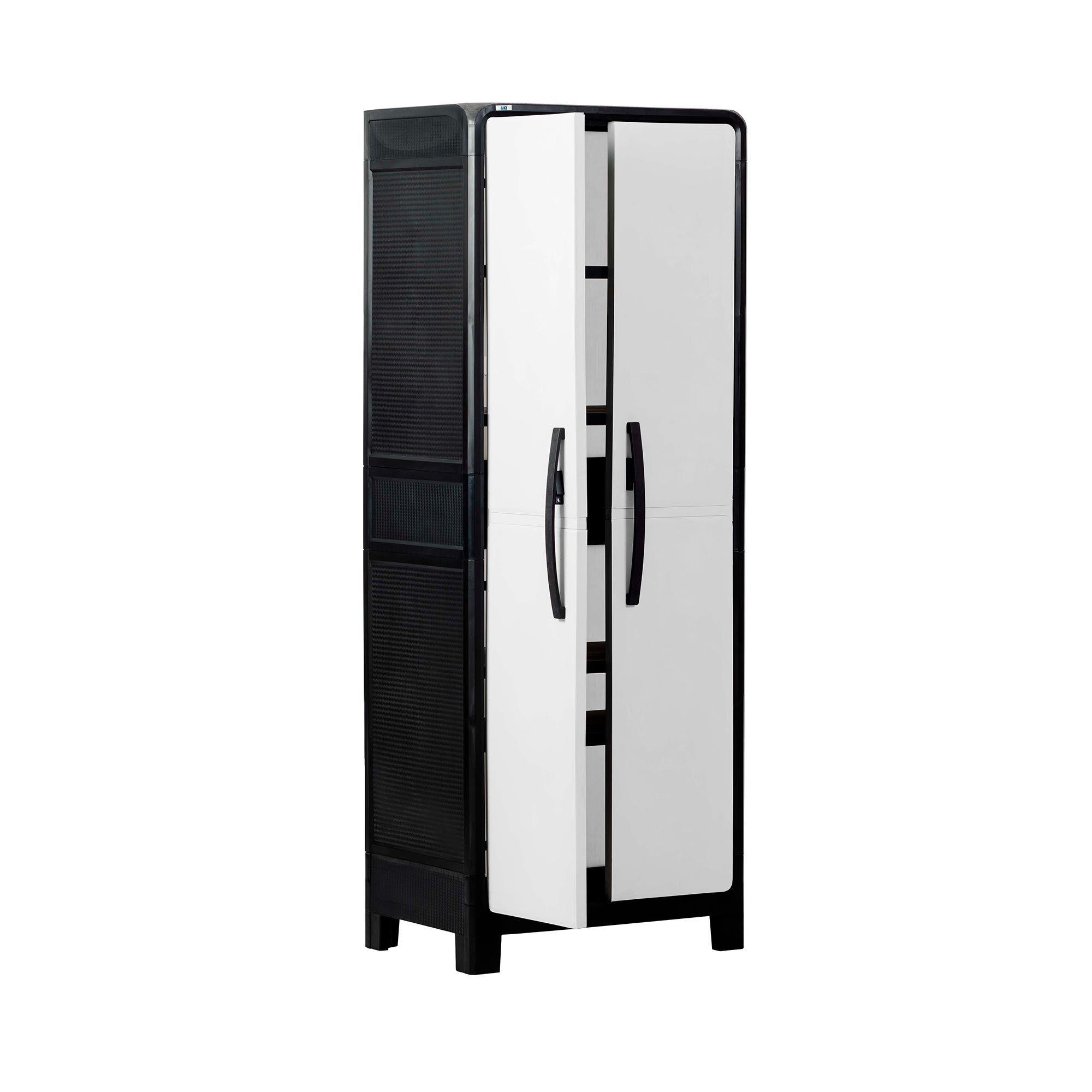 Armario Multiuso Grande Eclypse Negro/gris MQ QRubber-3