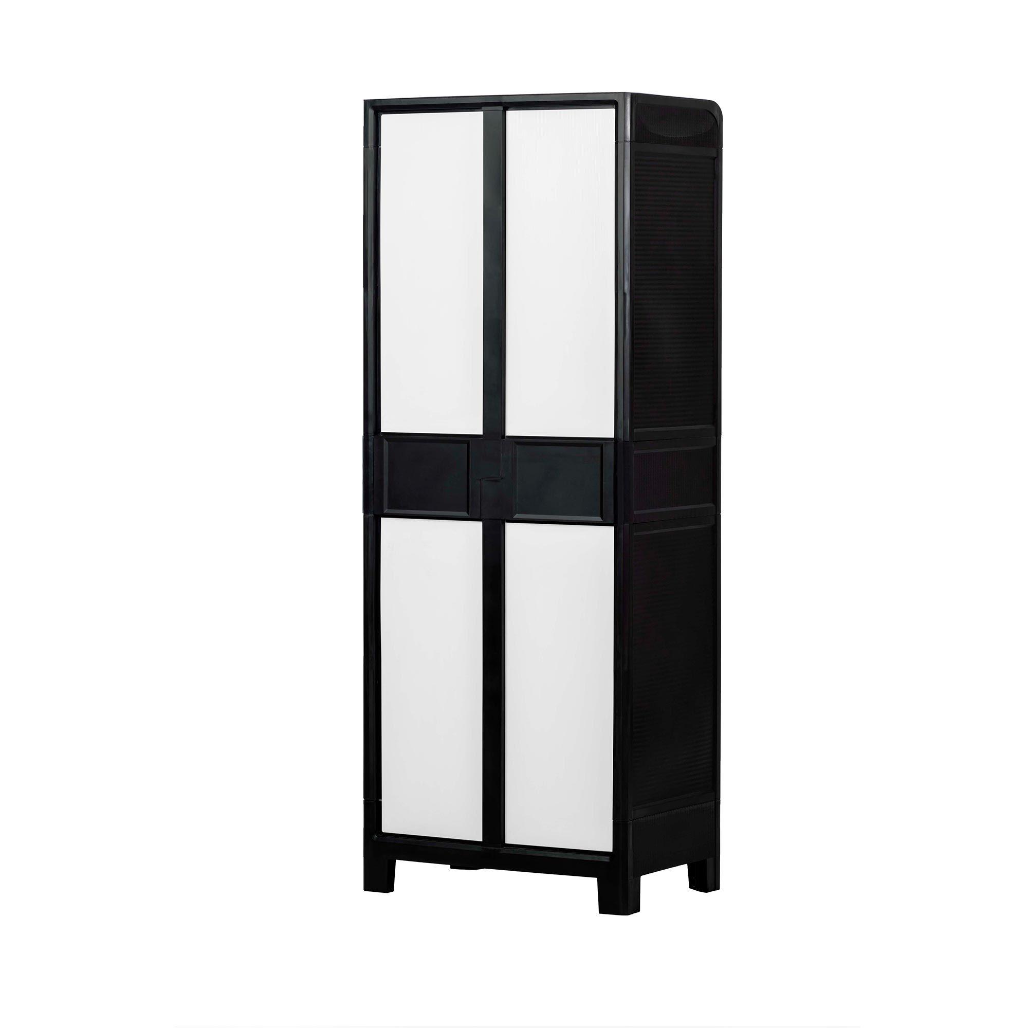 Armario Multiuso Grande Eclypse Negro/gris MQ QRubber-4