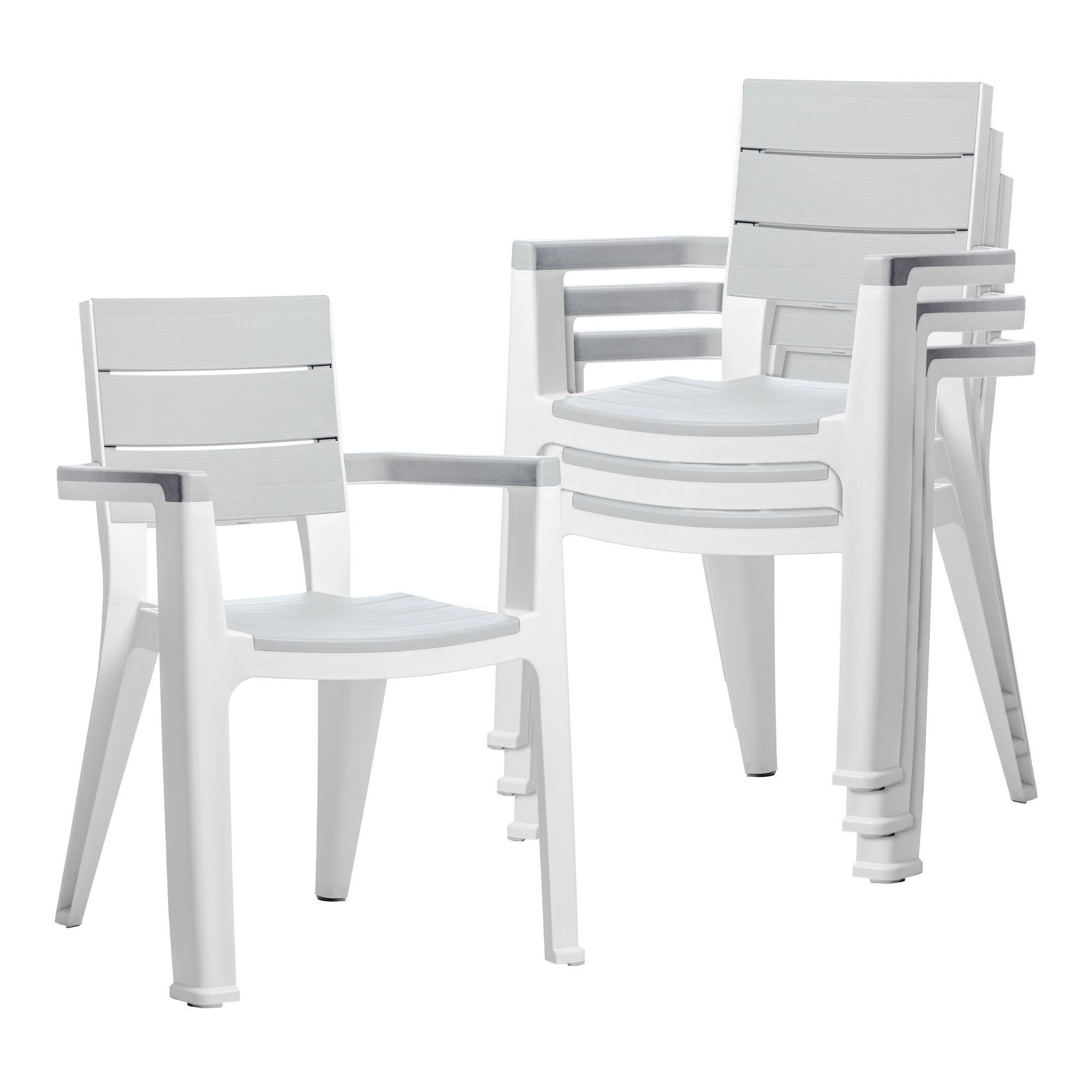 Silla Exterior/interior Modelo Madeira Plateada MQ - Qrubber-4