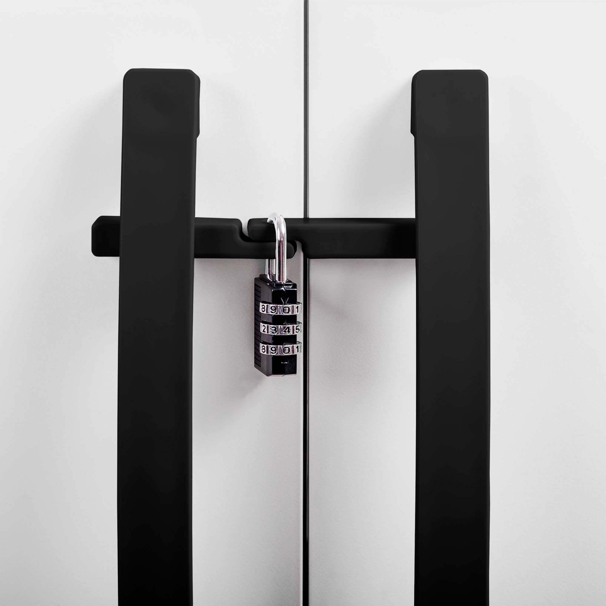 Armario Multiuso Mediano Eclypse Negro/Gris MQ Qrubber-2