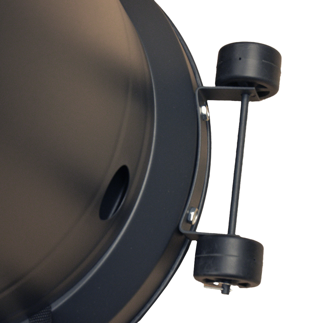 Estufa Exterior Tipo Reflector 11kg Color Negro Qrubber-4