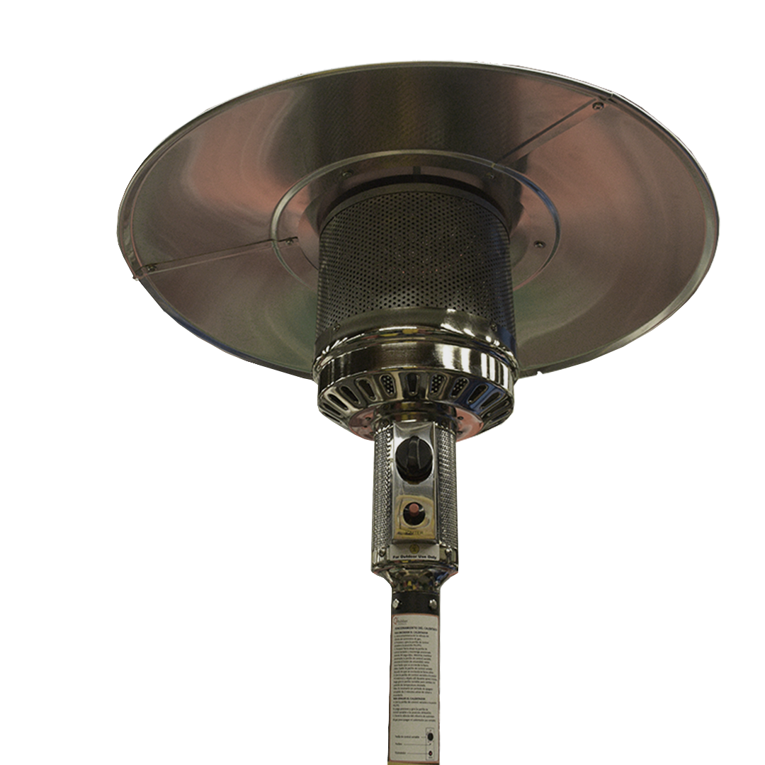 Estufa Exterior Tipo Reflector 11kg Color Negro Qrubber-6