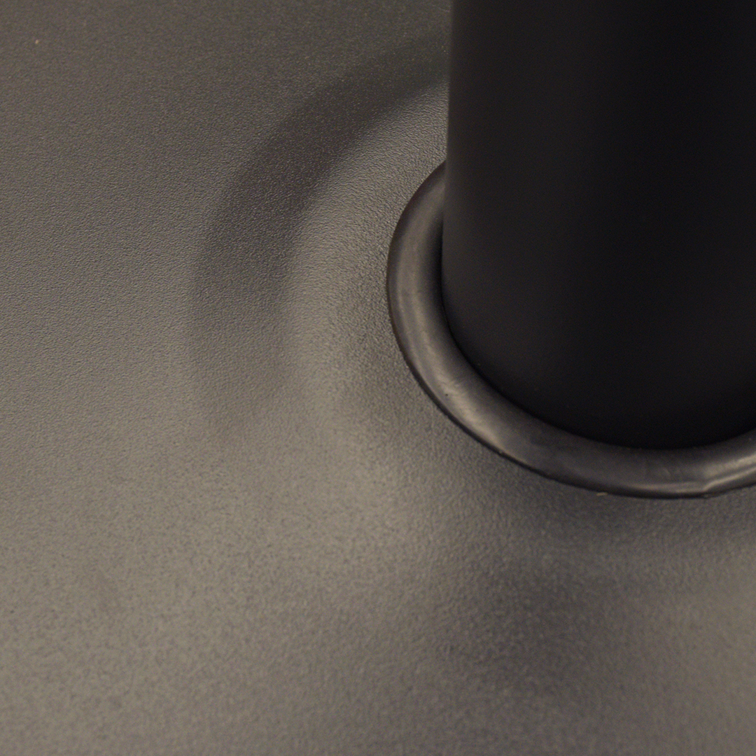 Estufa Exterior Tipo Reflector 11kg Color Negro Qrubber-7