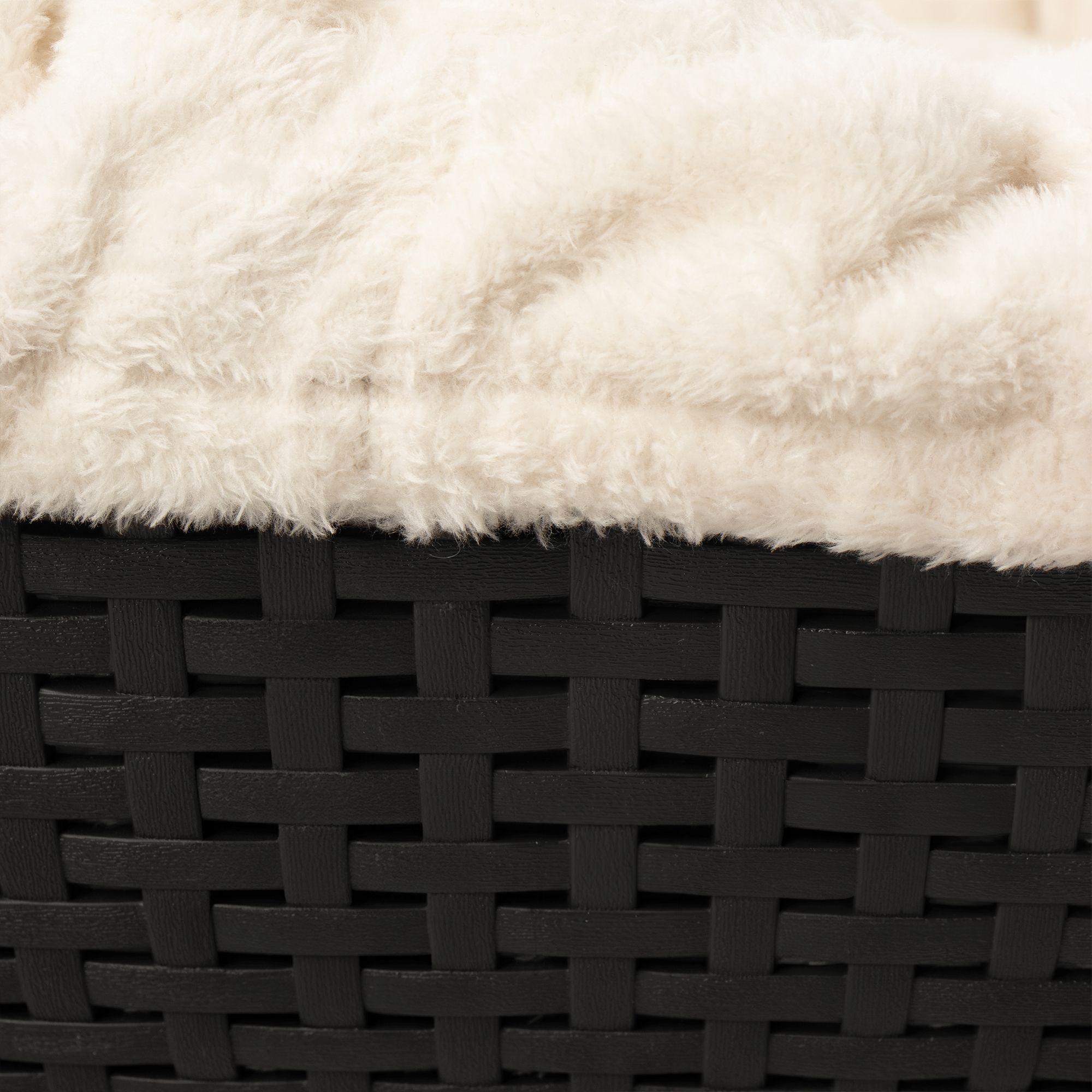Cama para Mascotas Acolchada Café Oscuro MQ QRubber-6