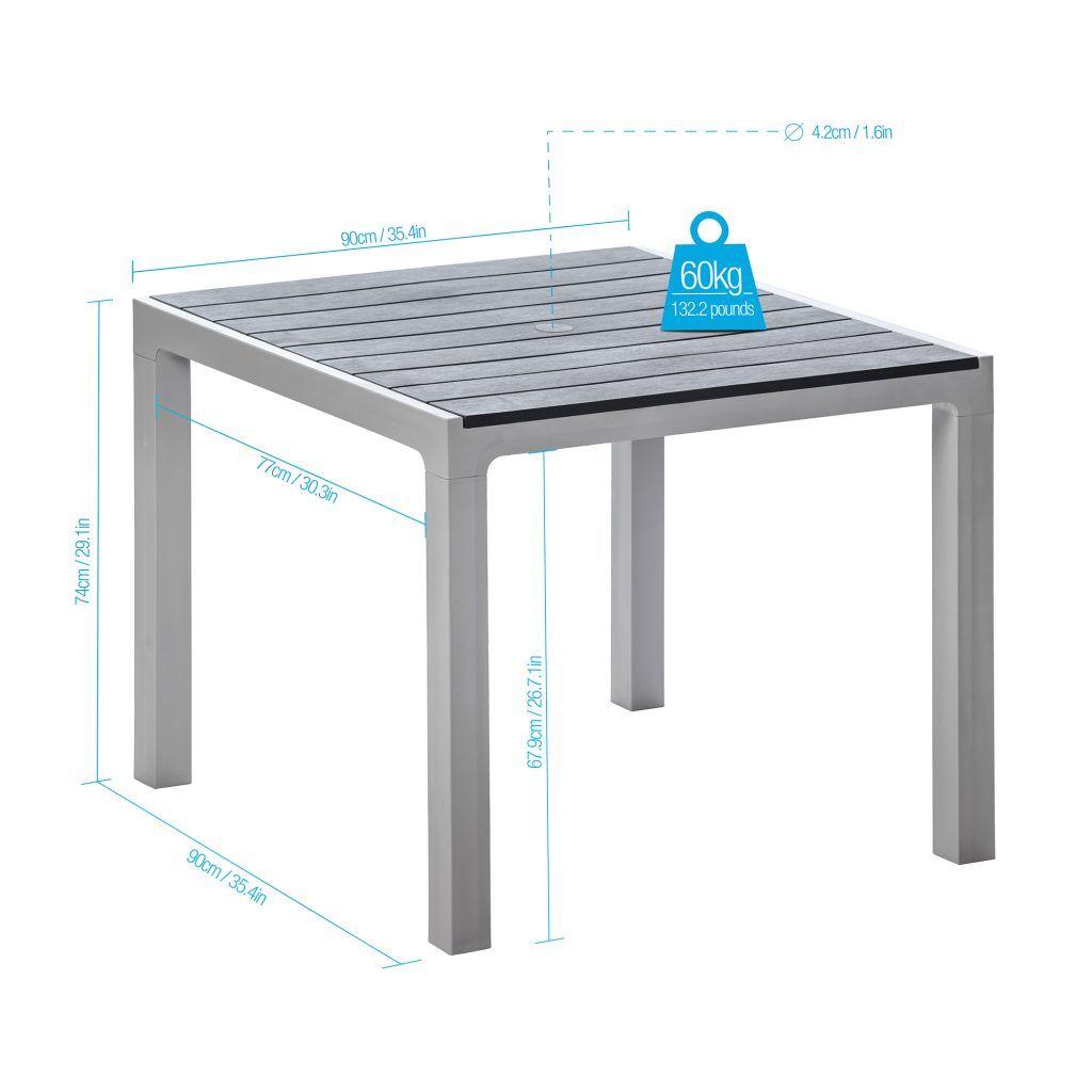 Mesa Modular Madeira Cuarzo Símil Madera MQ QRubber-3