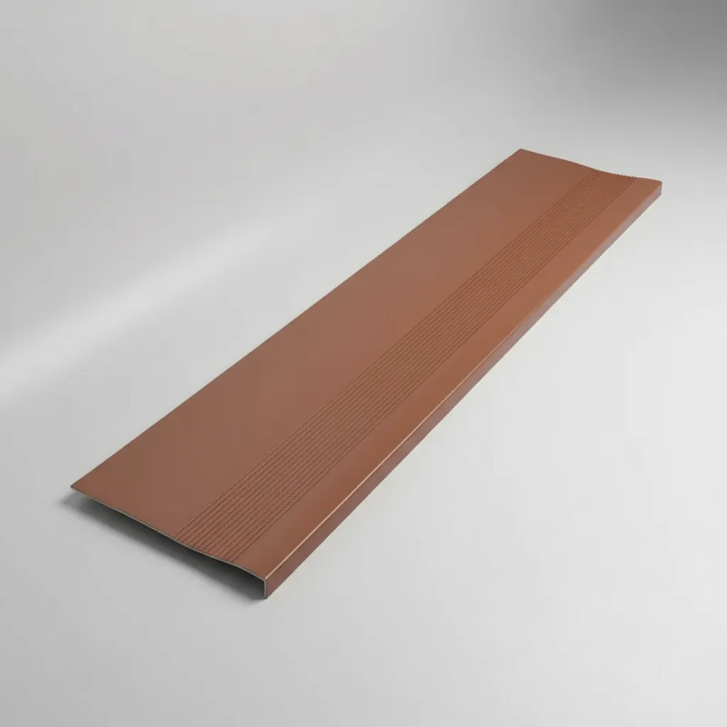 Grada Pvc Estriada (café) 3mm X 120cm X 30cm QRubber-4