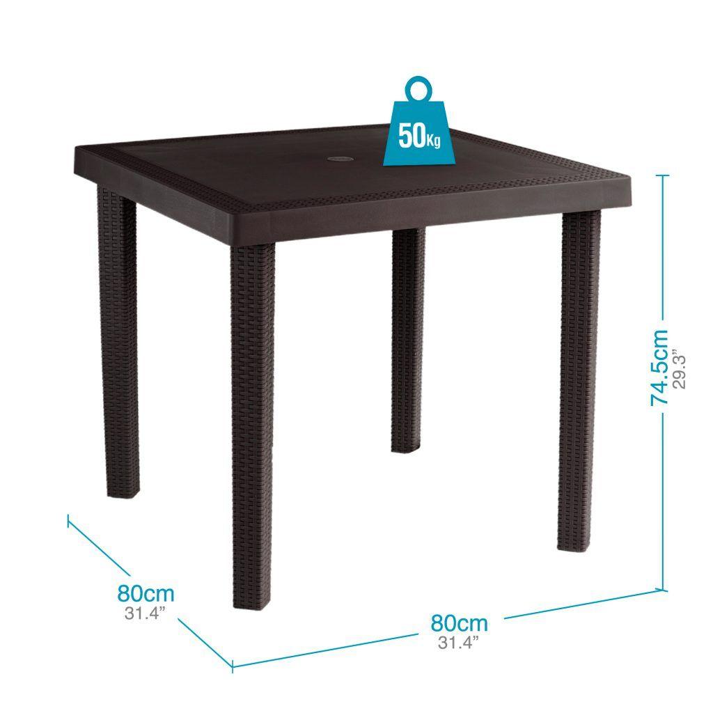 Mesa Modular Infinity Café tipo Rattán MQ QRubber-6