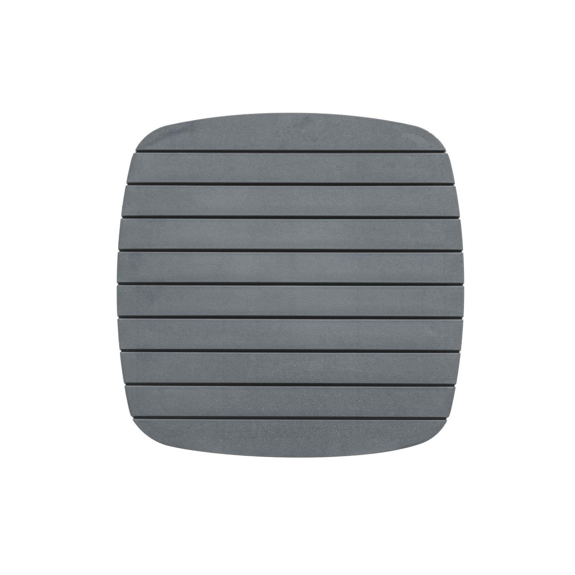 Mesa Cooler Capri Tipo Rattán Plateado Terraza MQ QRubber-2