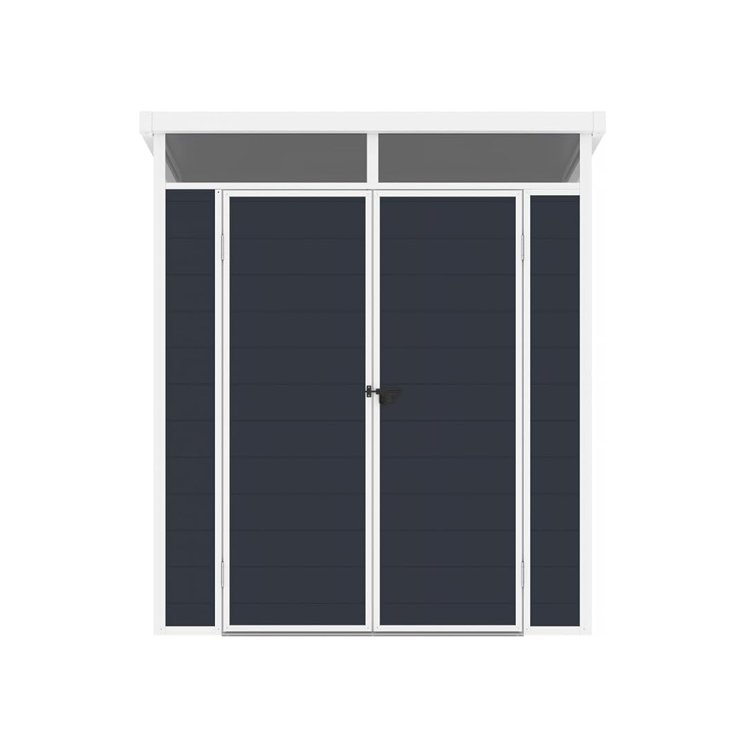 Bodega armable jardín  4,55 m²  dos puertas QRubber-7