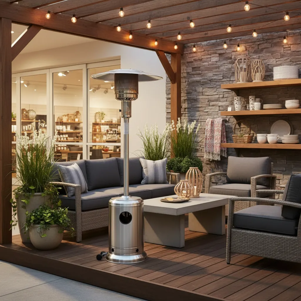 Estufa Exterior Tipo Reflector 11kg Qrubber-2