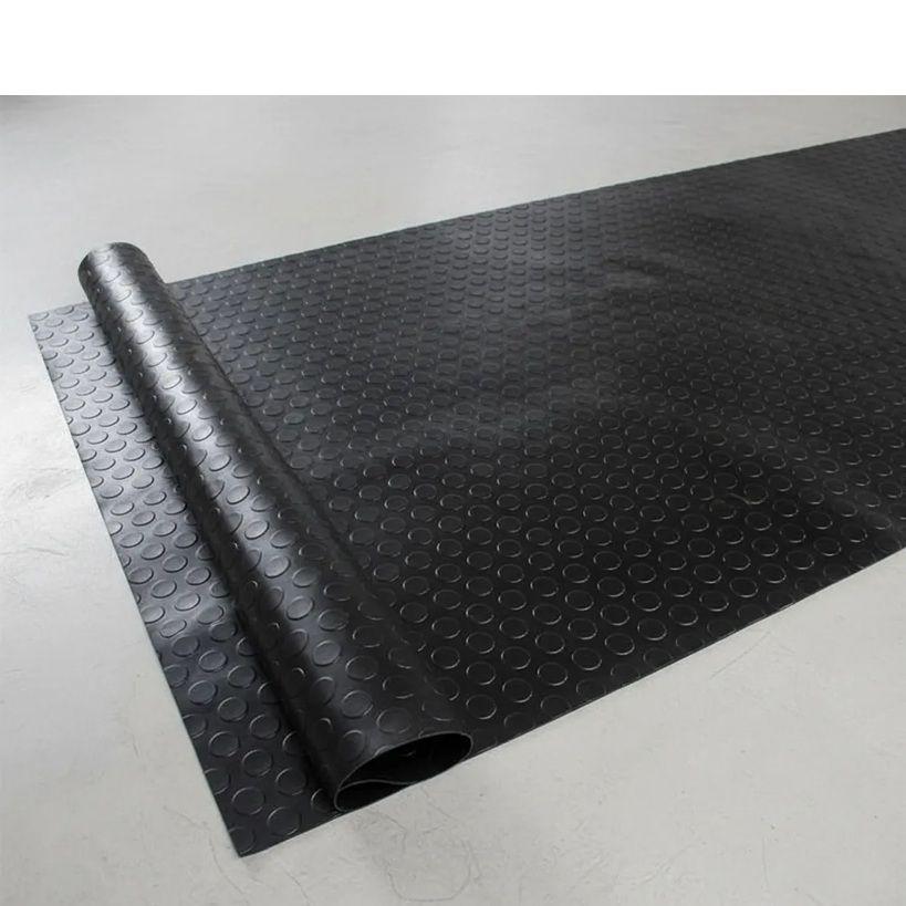 Piso Goma Antideslizante Estoperol Negro 1.30x20mts QRubber-1