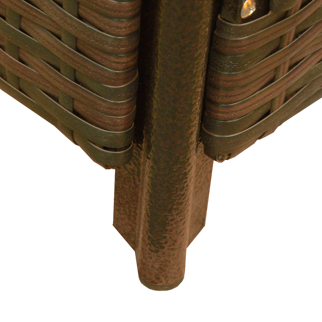 Estufa Exterior Tipo Pirámide Estilo Rattan QRubber-7