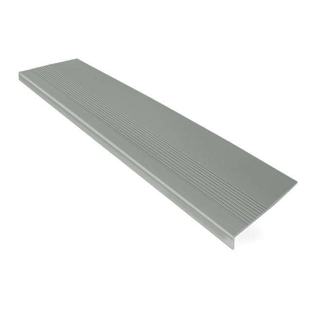 Grada Pvc Estriada Gris 300cm x 30cm QRubber-0