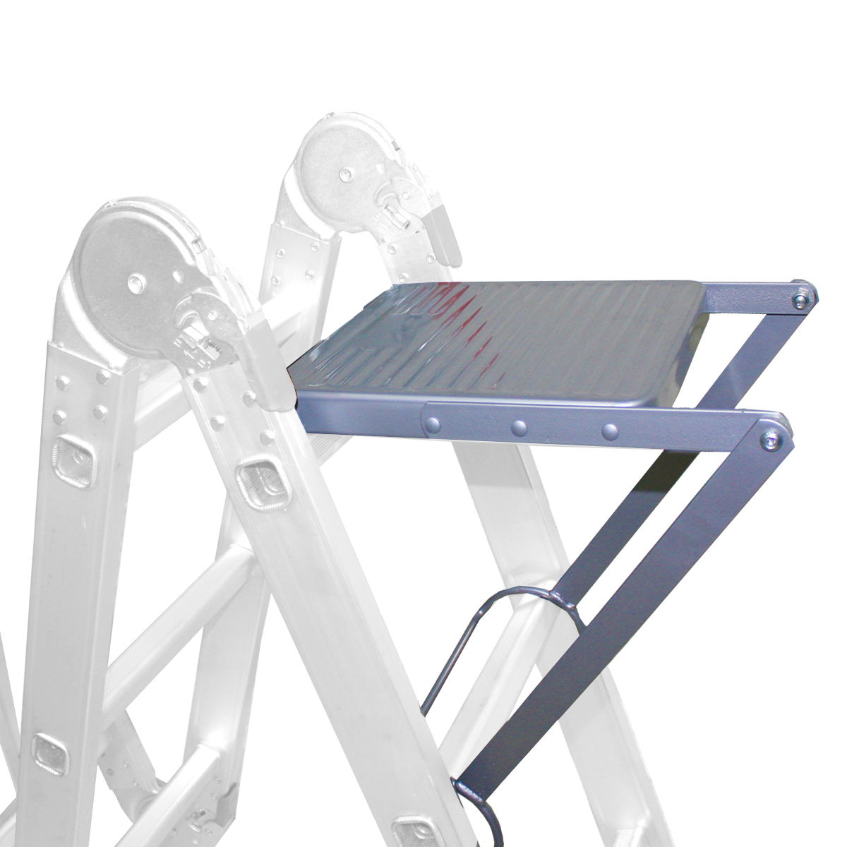 Plataforma Trabajo Para Escalera Multiuso Estriada QRubber-1