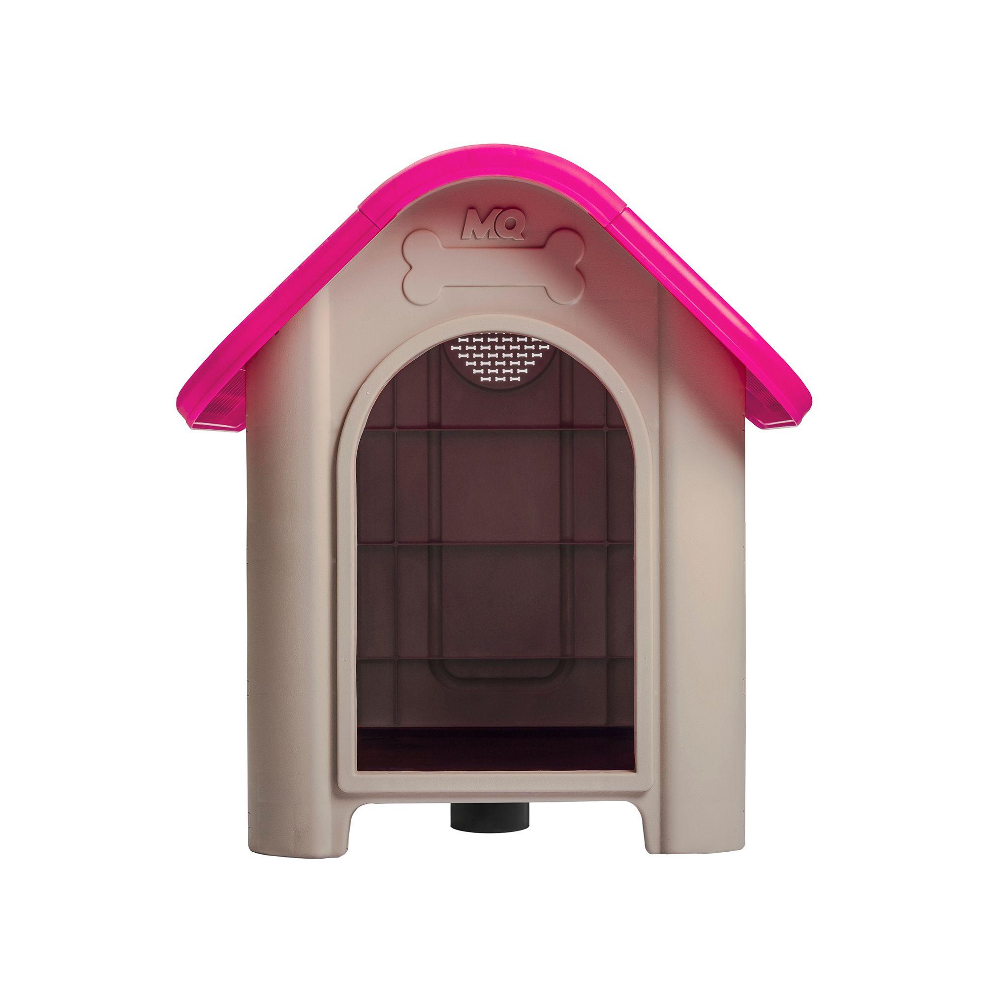 Casa Mascotas Perro Raza Mediana Fucsia MQ QRubber-0