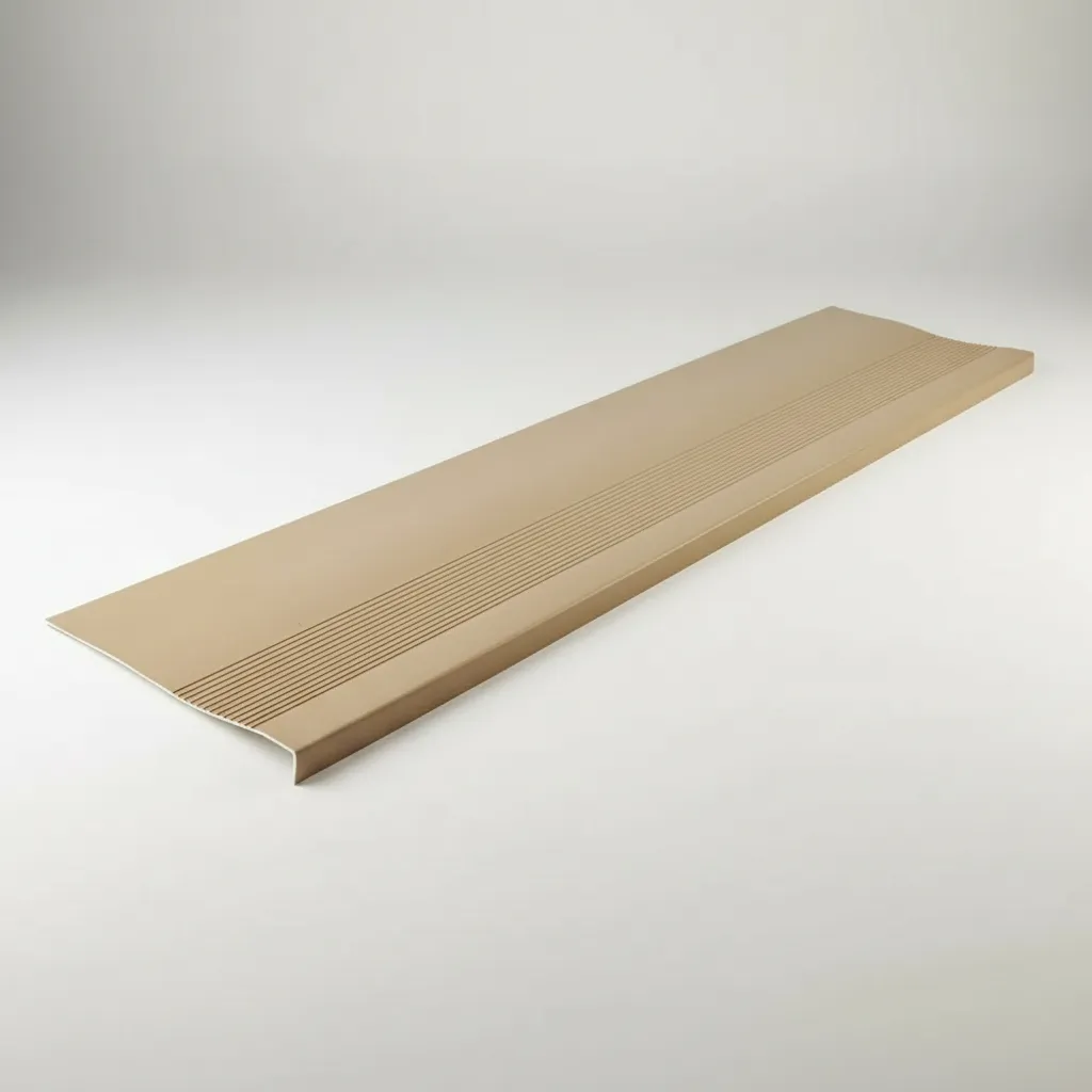 Grada PVC 120x30cmx3mm color café claro QRubber-4