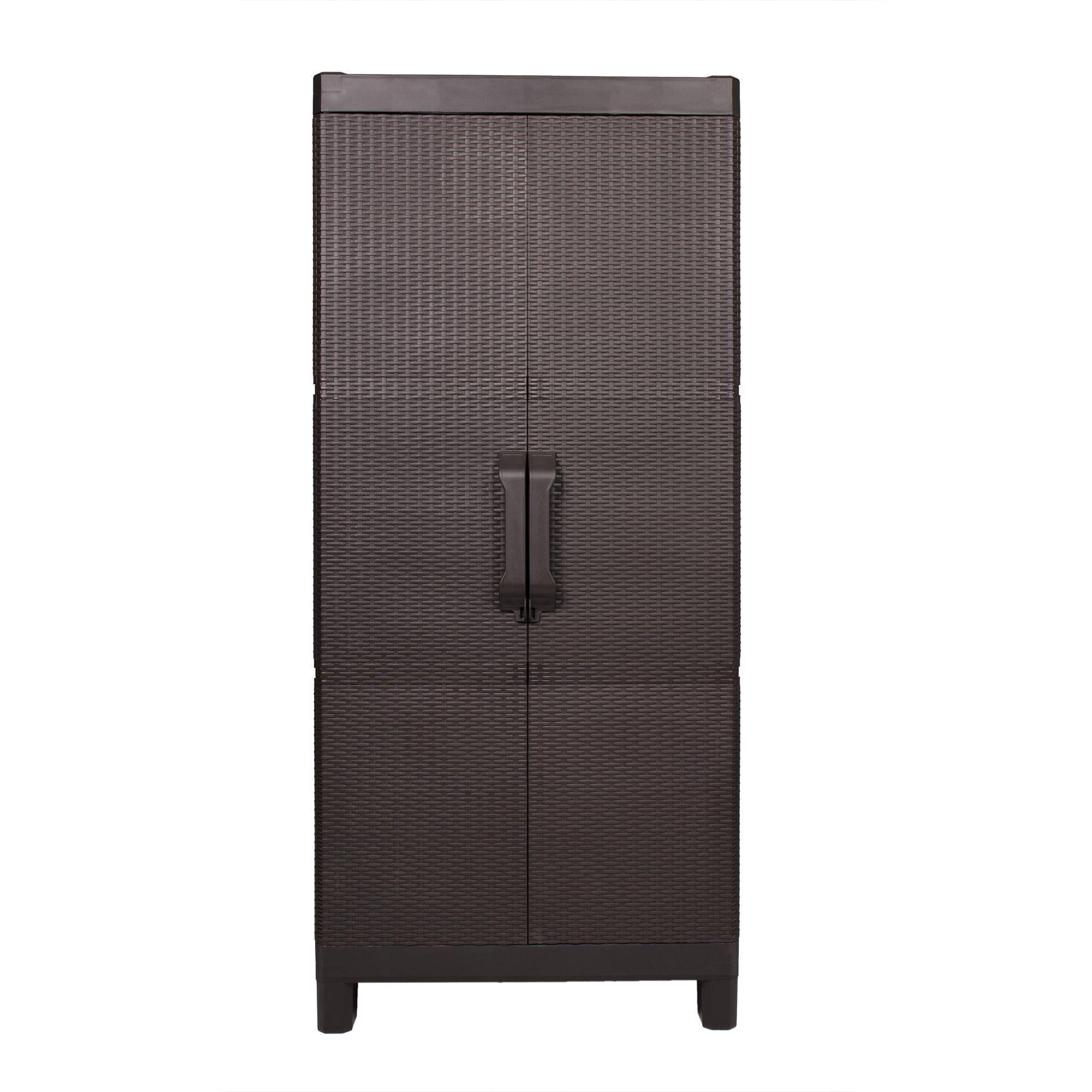 Armario dos puertas tipo rattan Large MQ QRubber-0