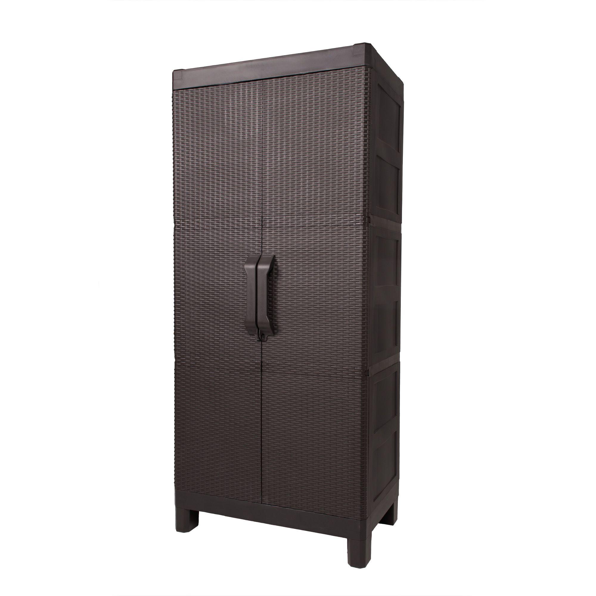 Armario dos puertas tipo rattan Large MQ QRubber-1