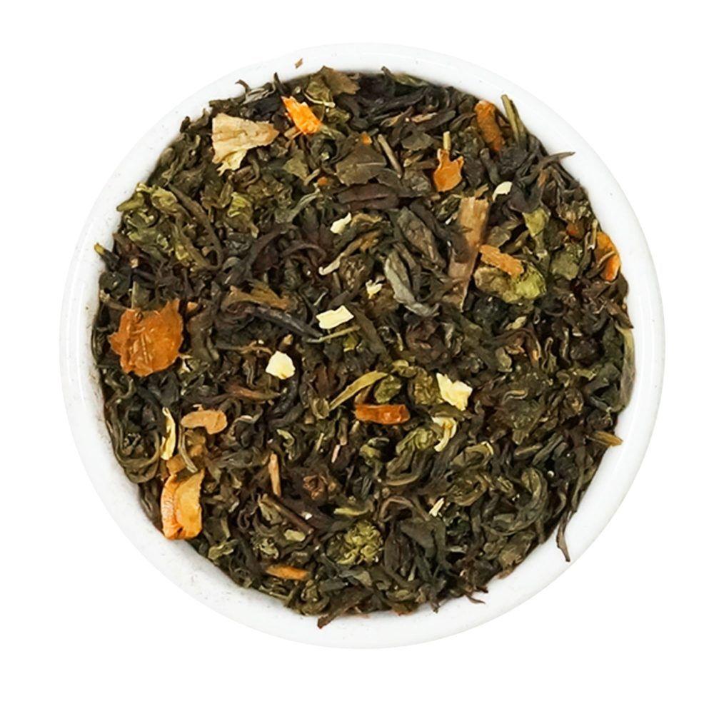 Monarca, Té azul con verde jazmin, anís y canela-1