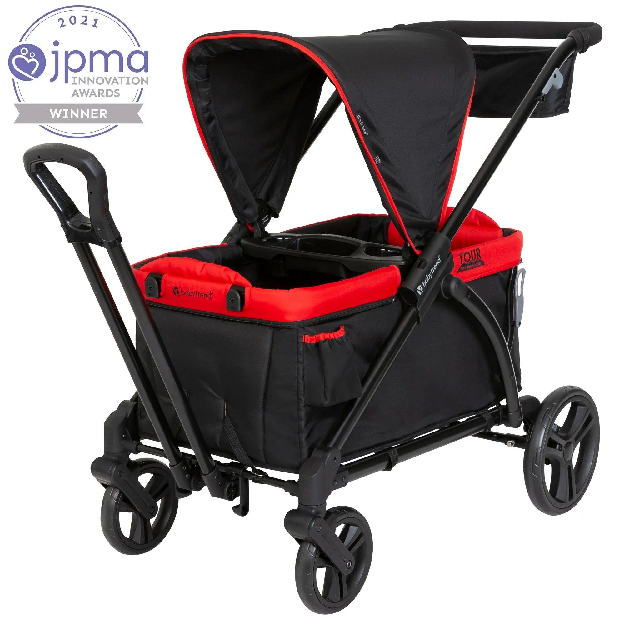 Carro Paseo wagon y coche doble MUV Expedition 2 en 1 Mars Red-1