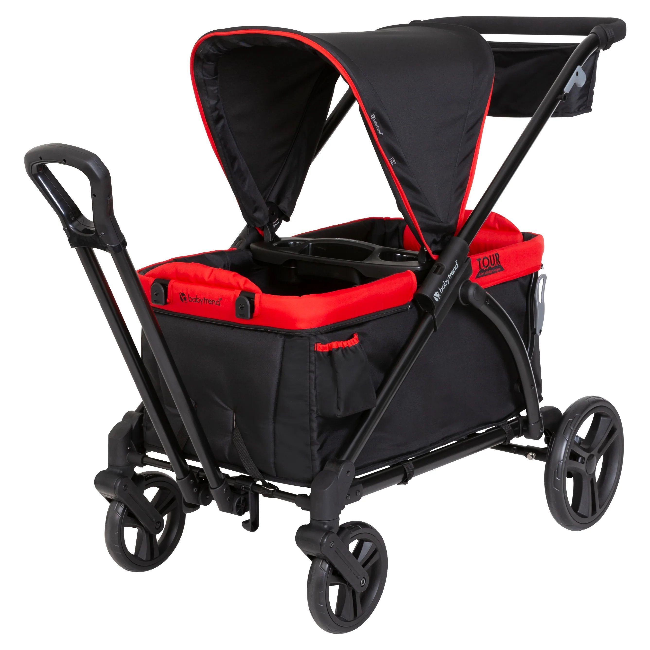 Carro Paseo wagon y coche doble MUV Expedition 2 en 1 Mars Red-0