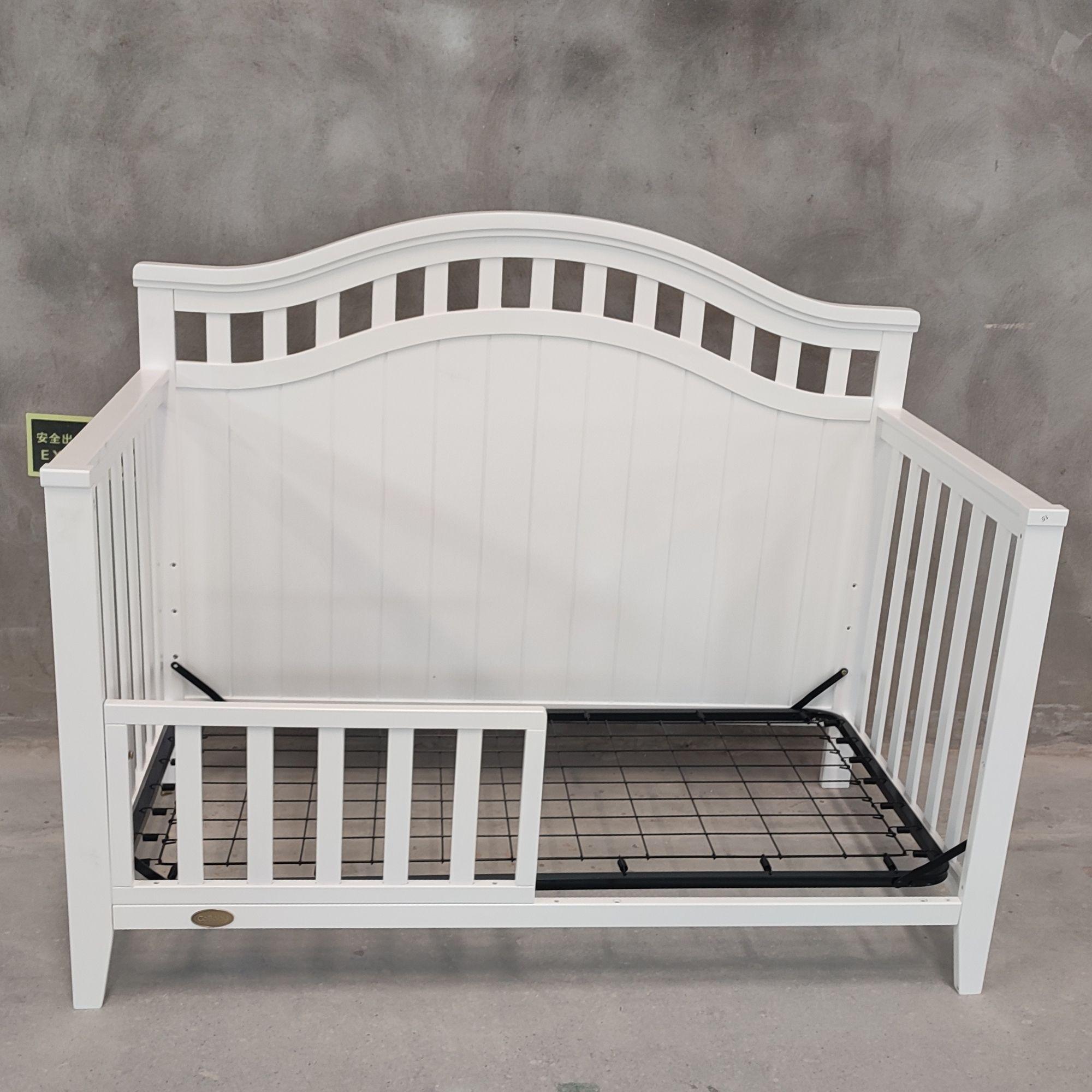 Cuna de madera Blanca 3 en 1 Lanquen-5