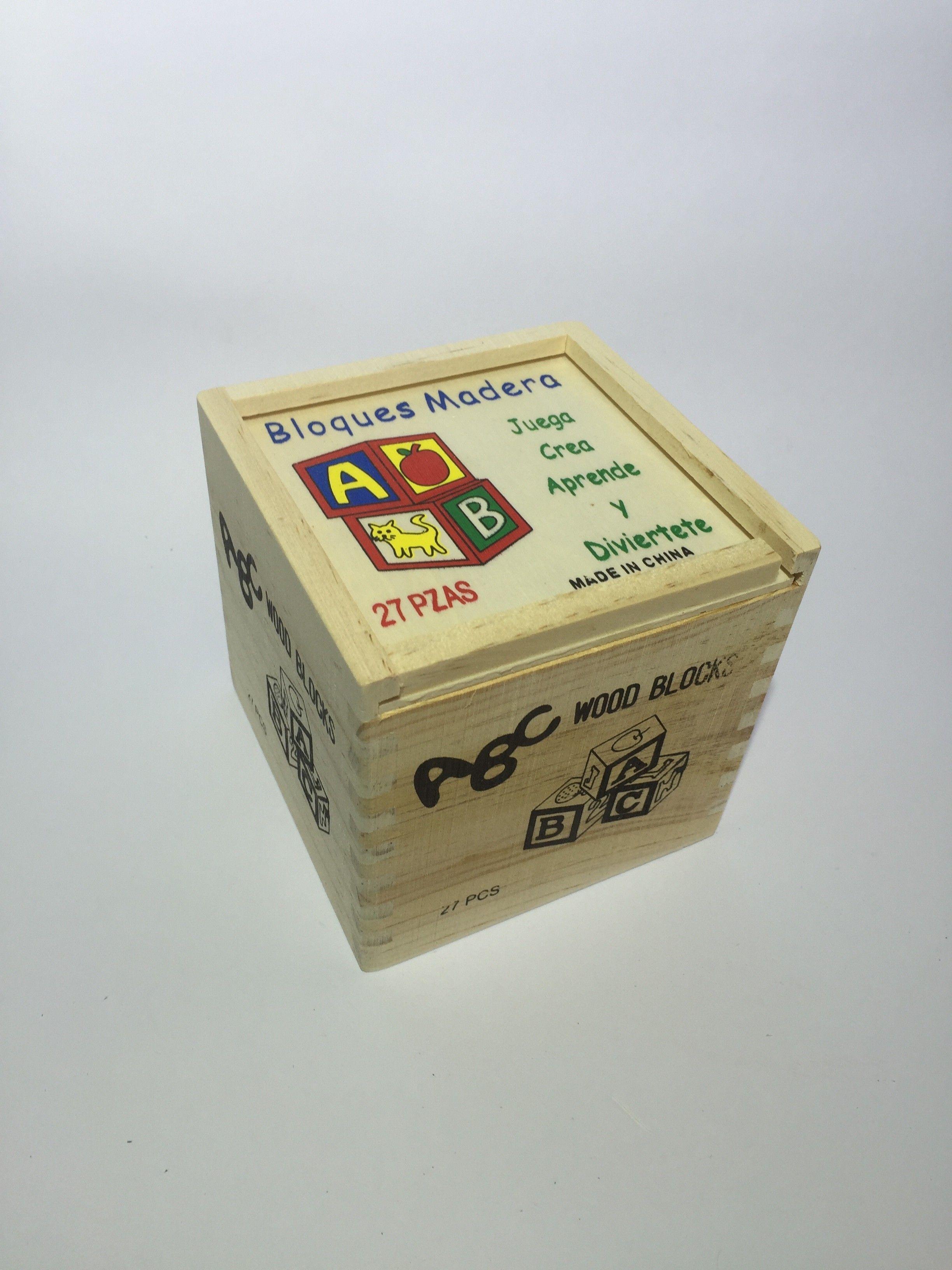 Cubo de madera 27 piezas-1