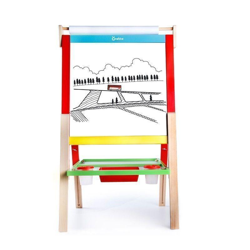 Pizarra madera 4 en 1 Onshine-1