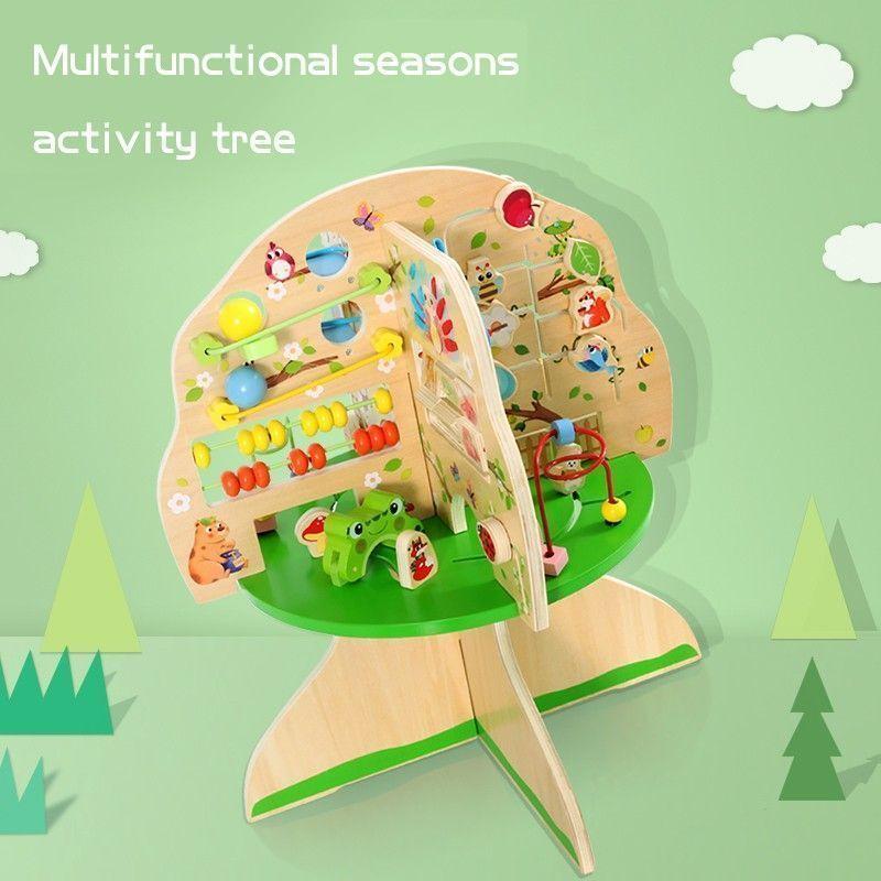 Arbol Didáctico y actividades Montessori 4 estaciones-3