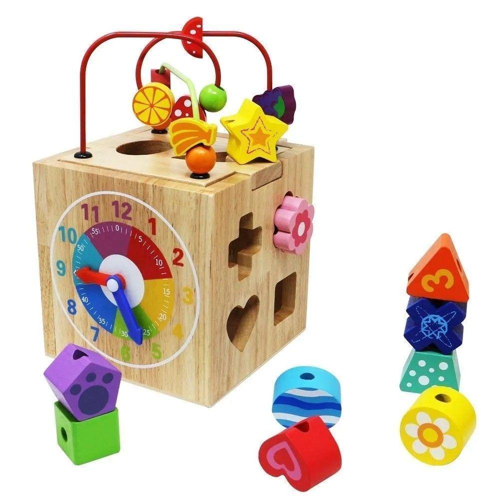 Caja Didáctica Con Xilófono y actividades Multifuncionales-0