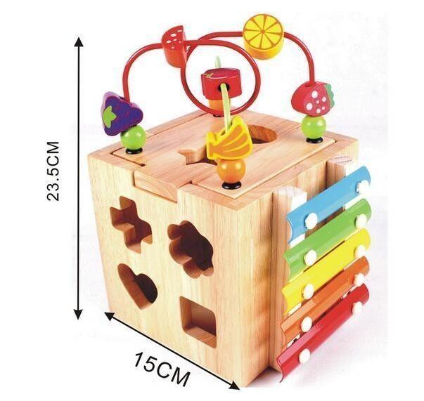 Caja Didáctica Con Xilófono y actividades Multifuncionales-1