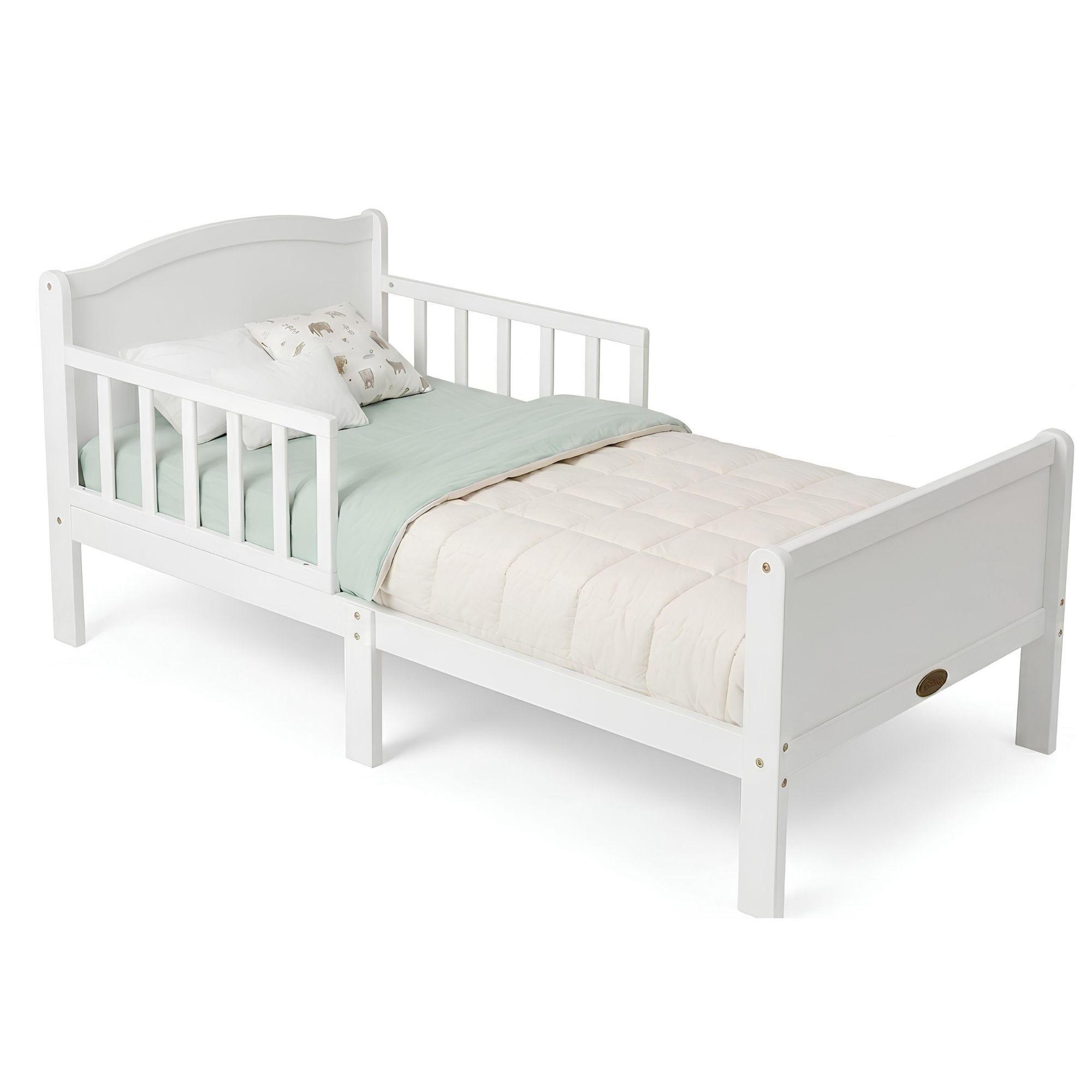 CAMA DE TRANSICION MADERA SOLIDA 140x70 NEWEN BLANCA-0