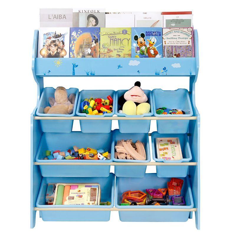 ORGANIZADOR DE JUGUETES CELESTE 9 CAJAS ROSADO-3
