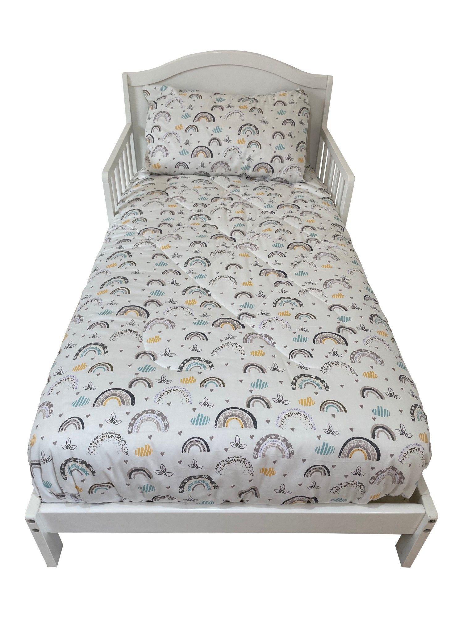 SET ROPA PARA CAMA DE TRANSICIÓN RAINBOW DE 4 PIEZAS PELLITOS-0