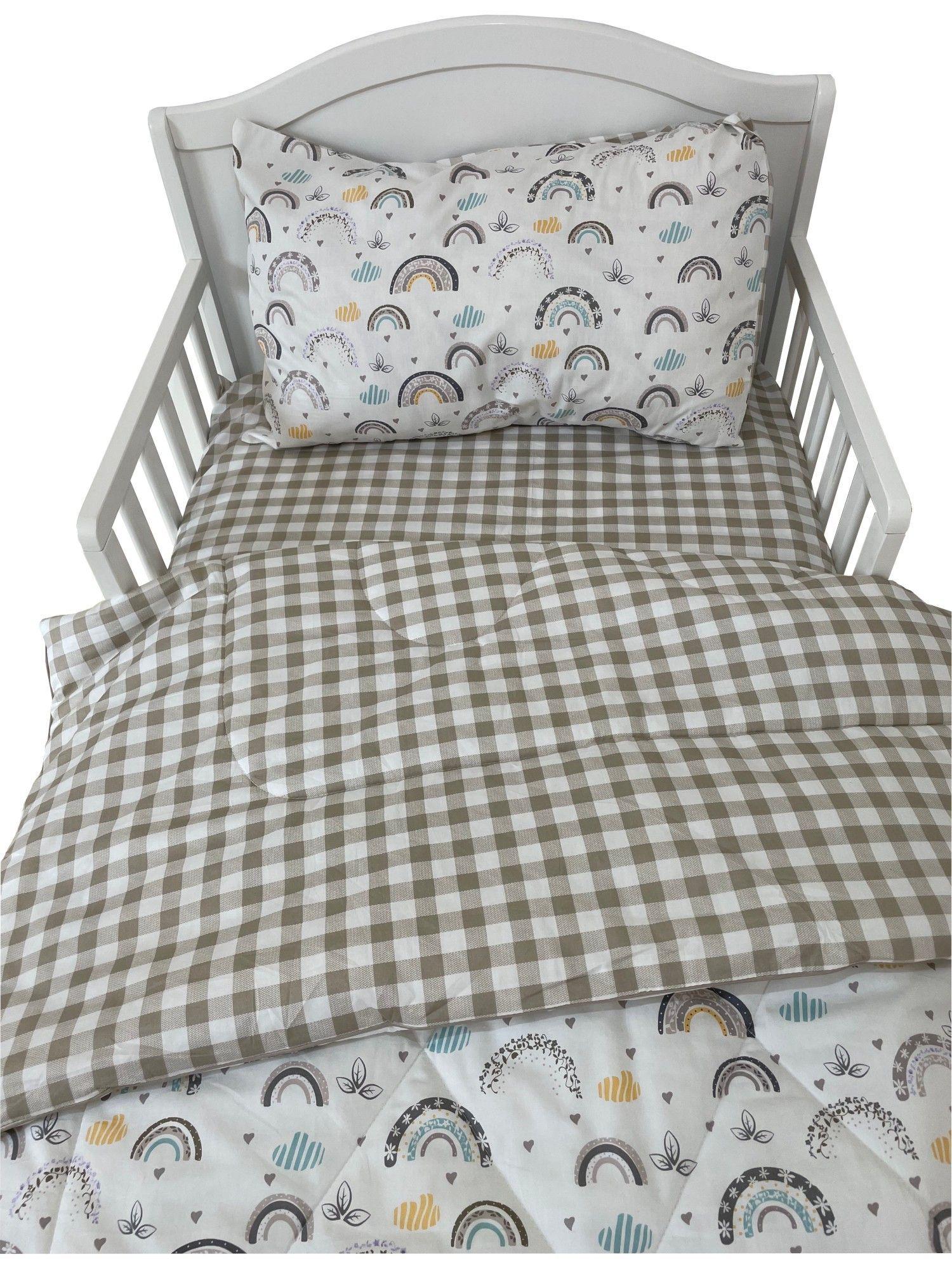 SET ROPA PARA CAMA DE TRANSICIÓN RAINBOW DE 4 PIEZAS PELLITOS-3