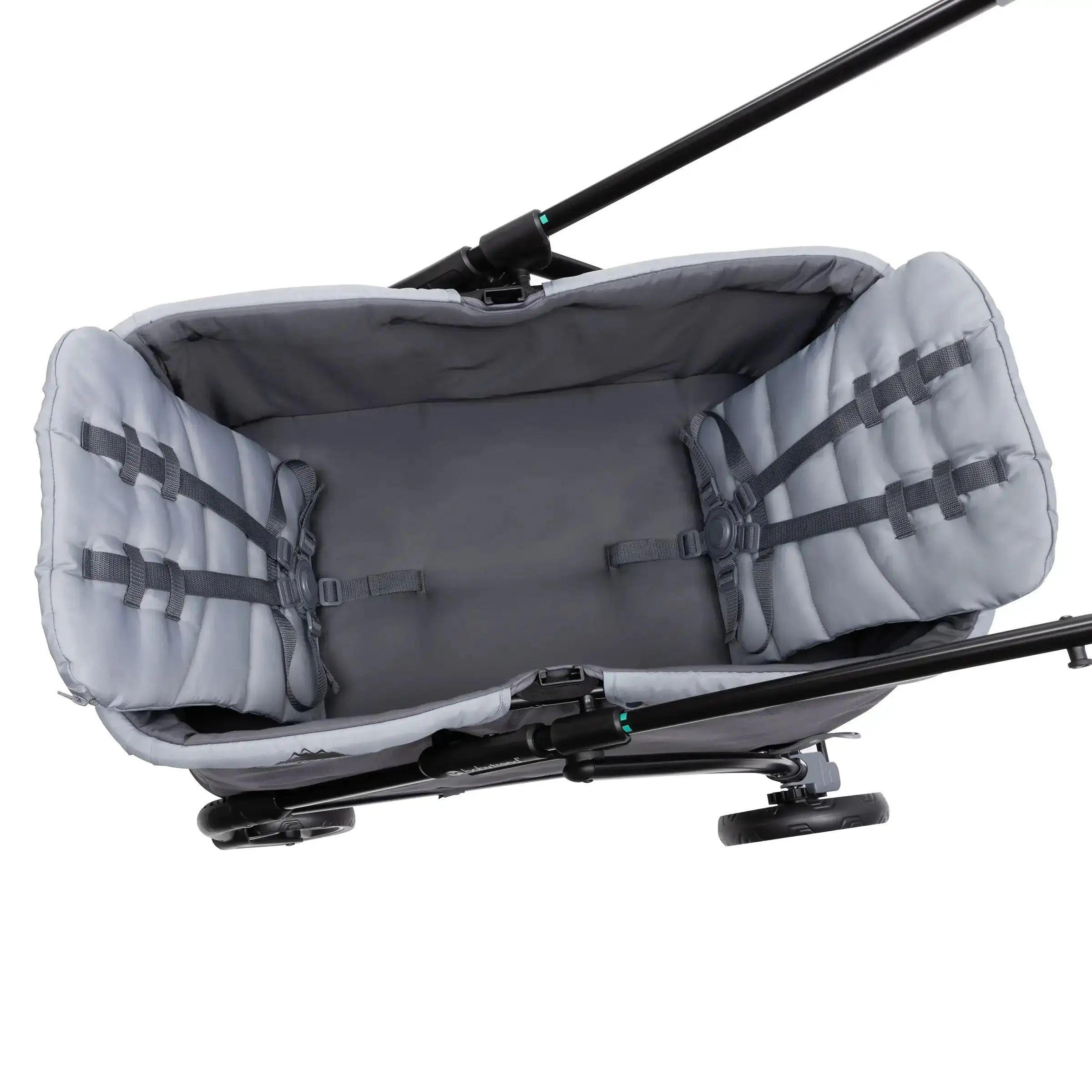 Carro Paseo wagon y coche doble LTE 2 en 1 Stellar grey-4