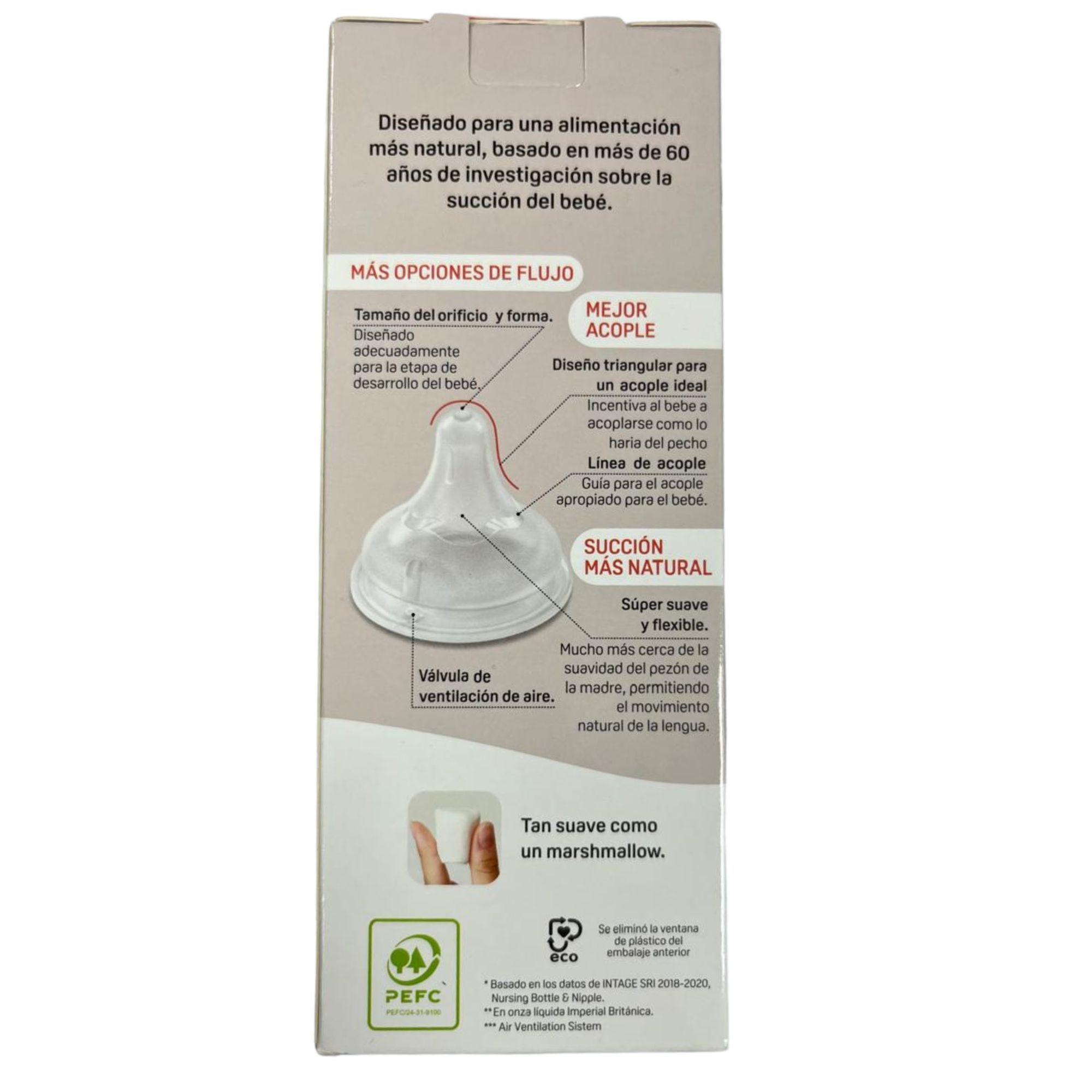 Mamadera de Vidrio 240ml Pigeon SoftTouch-2