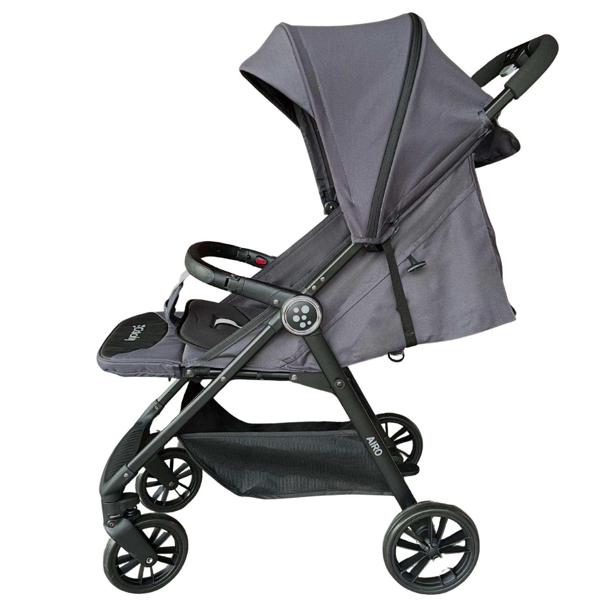 Coche compacto Airo Grey desde recién nacido de 0 a 36 meses.-6