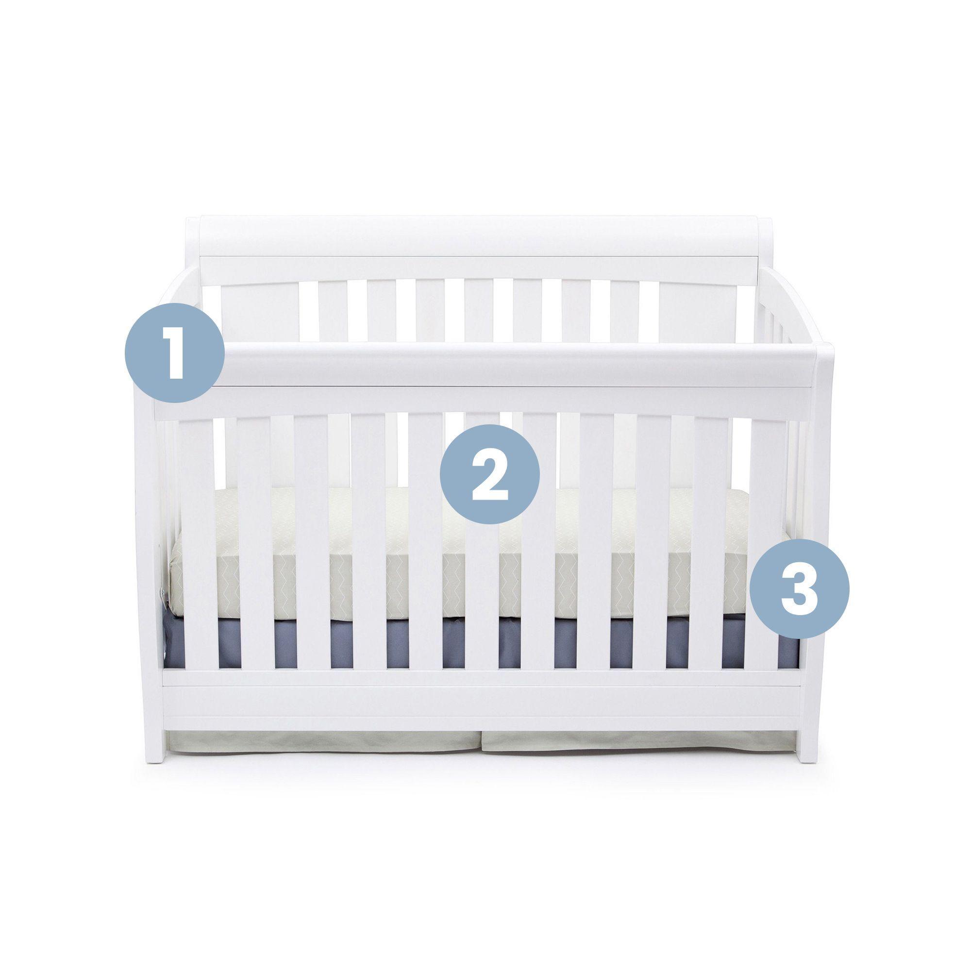 Cuna 4 en 1 Clermont Delta Childrens Products-5