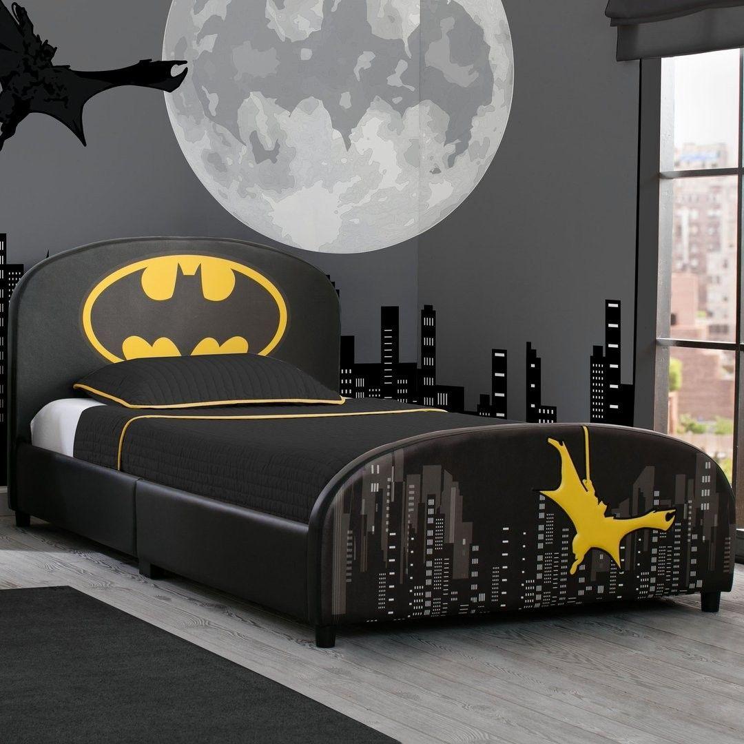 Cama Tapizada Batman tamaño twin-1
