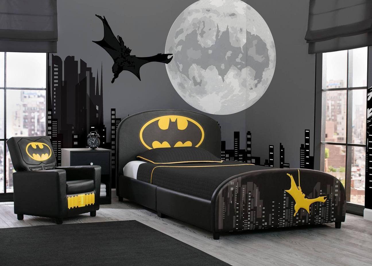 Cama Tapizada Batman tamaño twin-5